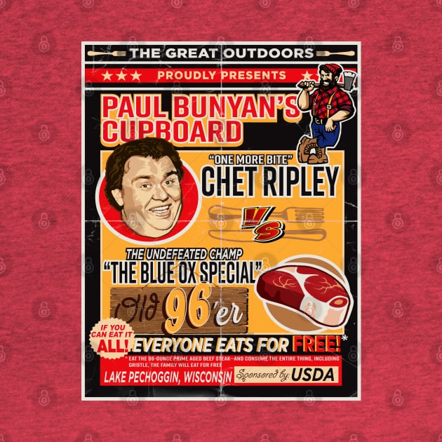 Great Outdoors Eating Contest Poster Ad by Alema Art